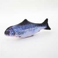 Realistic Flopping Fish, Wiggle Fish Catnip Toys Motion Kitten Toy , Moving Cat Kicker Fish Toy